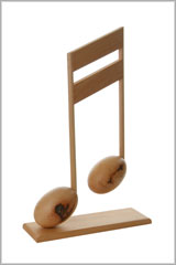 Zwei Sechzehntel: Buche natur